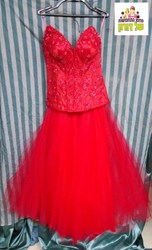 שמלת מחוך  אדומה