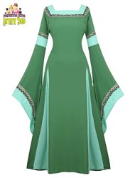 שמלה מלוכה ירוקה