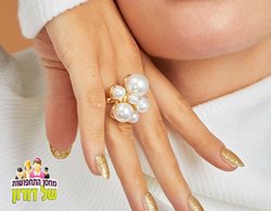 טבעת פנינים לנערת קנקן