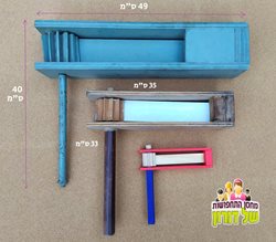 מגוון רעשני וינטג' ענקים מעץ