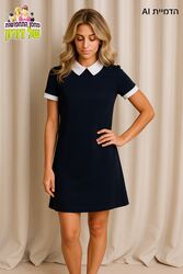 ‏‏שמלה קייצית אלגנטית עם צווארון