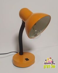 מנורת שולחן כתומה וינטג