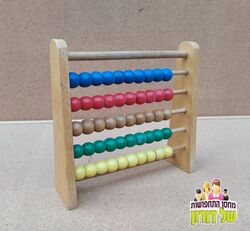 חשבוניה מעץ וינטג