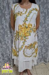 שמלת מקסי קייצית נינוחה וינטג