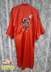 חלוקי סאטן בסגנון קימונו דרקונים