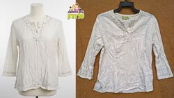 חולצת כותנה כפרית חגיגית