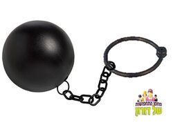 שרשרת עם משקולת לאסיר בכלא