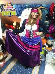 תלבושת צועניה -ארוכה וקצרה