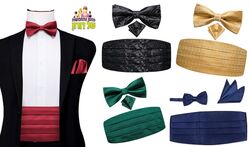 סט אבנט פפיון ומטפחת