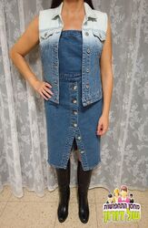 שמלות אוברול ג'ינס