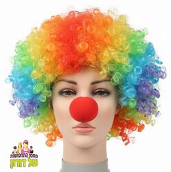 פאת ליצן צבעונית ואף