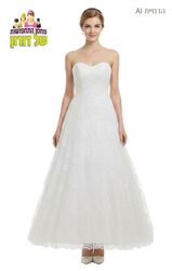 שמלת כלה סטרפלס