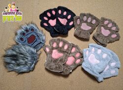 כפפות פרווה בעלי חיים