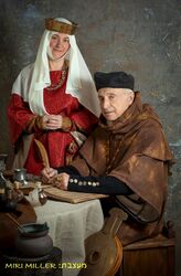 המלומד ואשת האצולה ימי ביניים