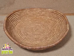 קערת קש תימנית מעצי דקל